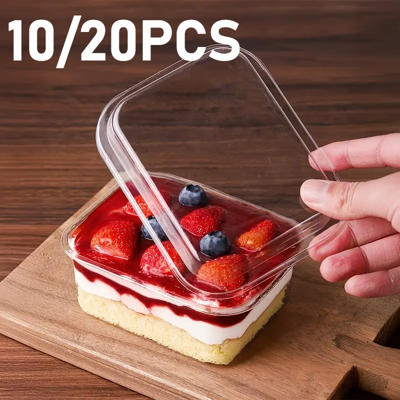 Candle Shop - 10/20PCS Disposable Square Bag Cover Transparent