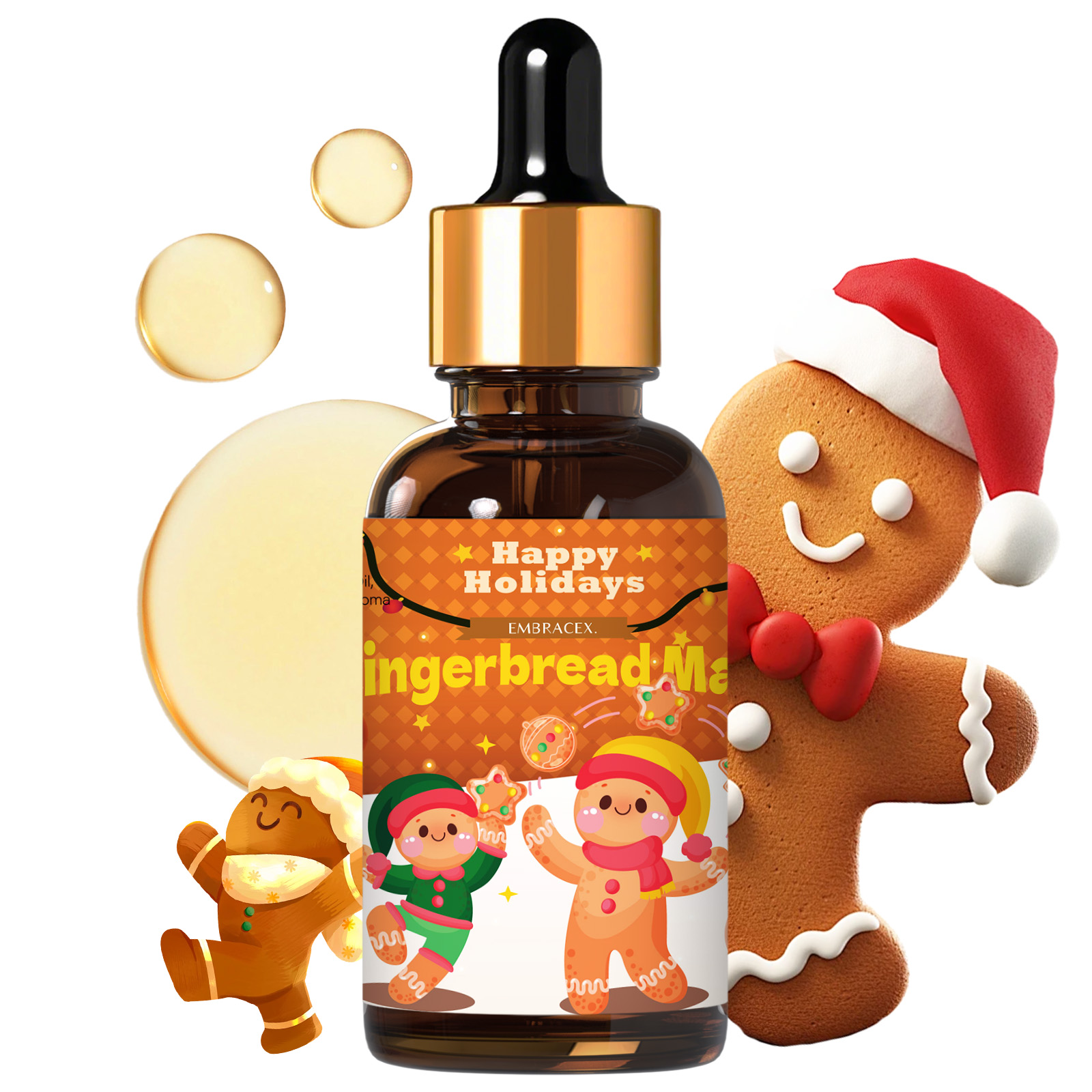 Candle Making Supplies Fragrance Oils - 30ml Gingerbread Man Fragrance Oils Car