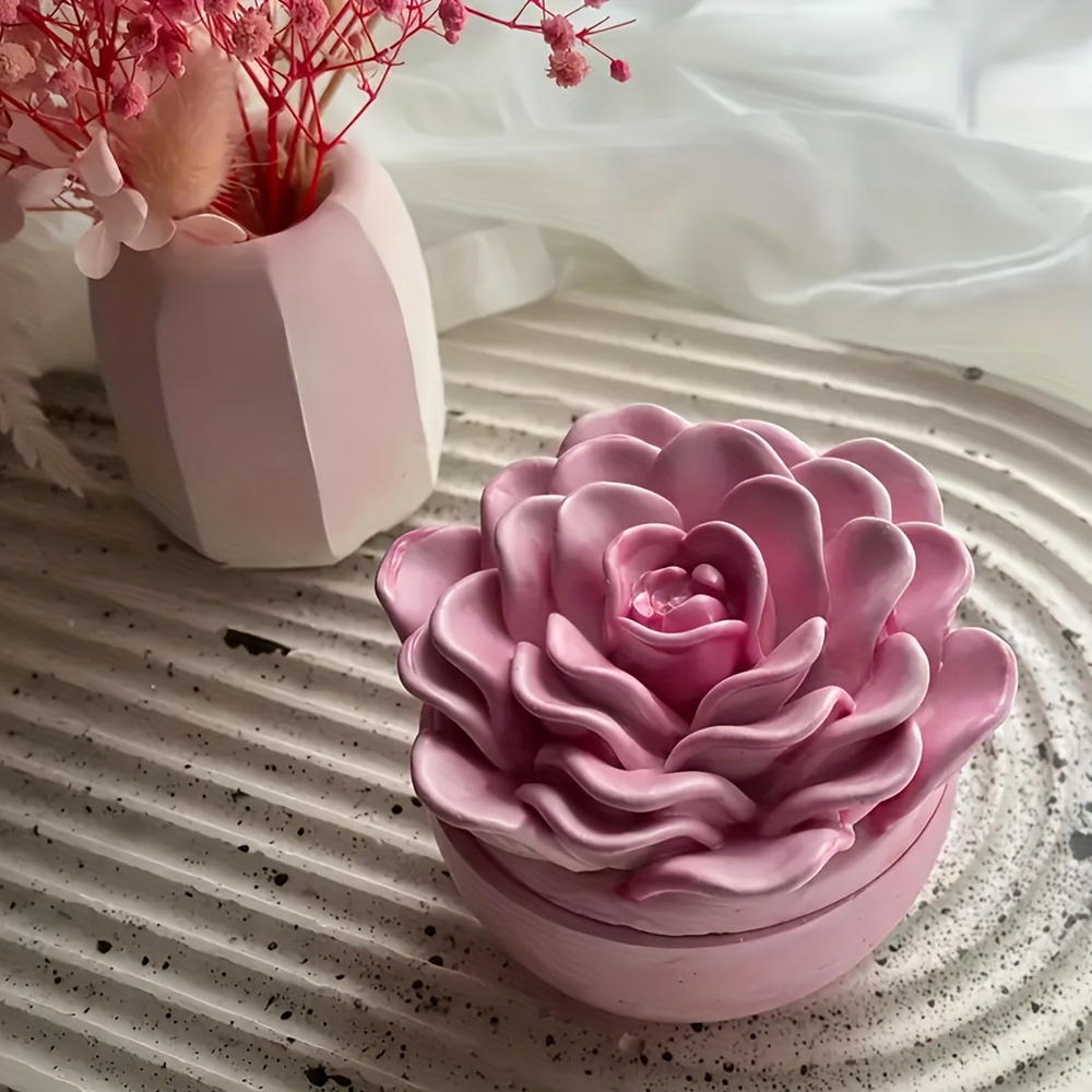 Silicone molds for floral resi - Candle Supplies Jars 评论和价格