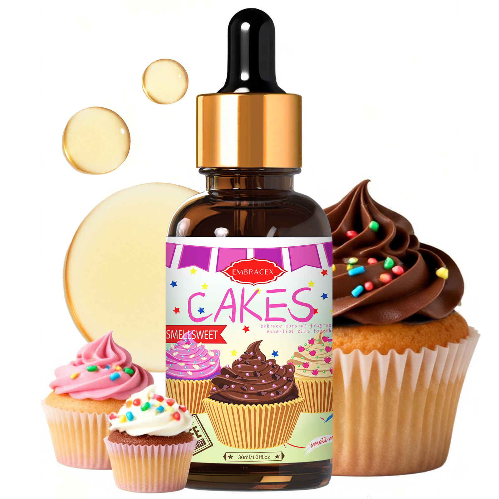 30ml Cakes Fragrance Oil Car S - Candle Making Supplies Fragrance Oils 评论和价格