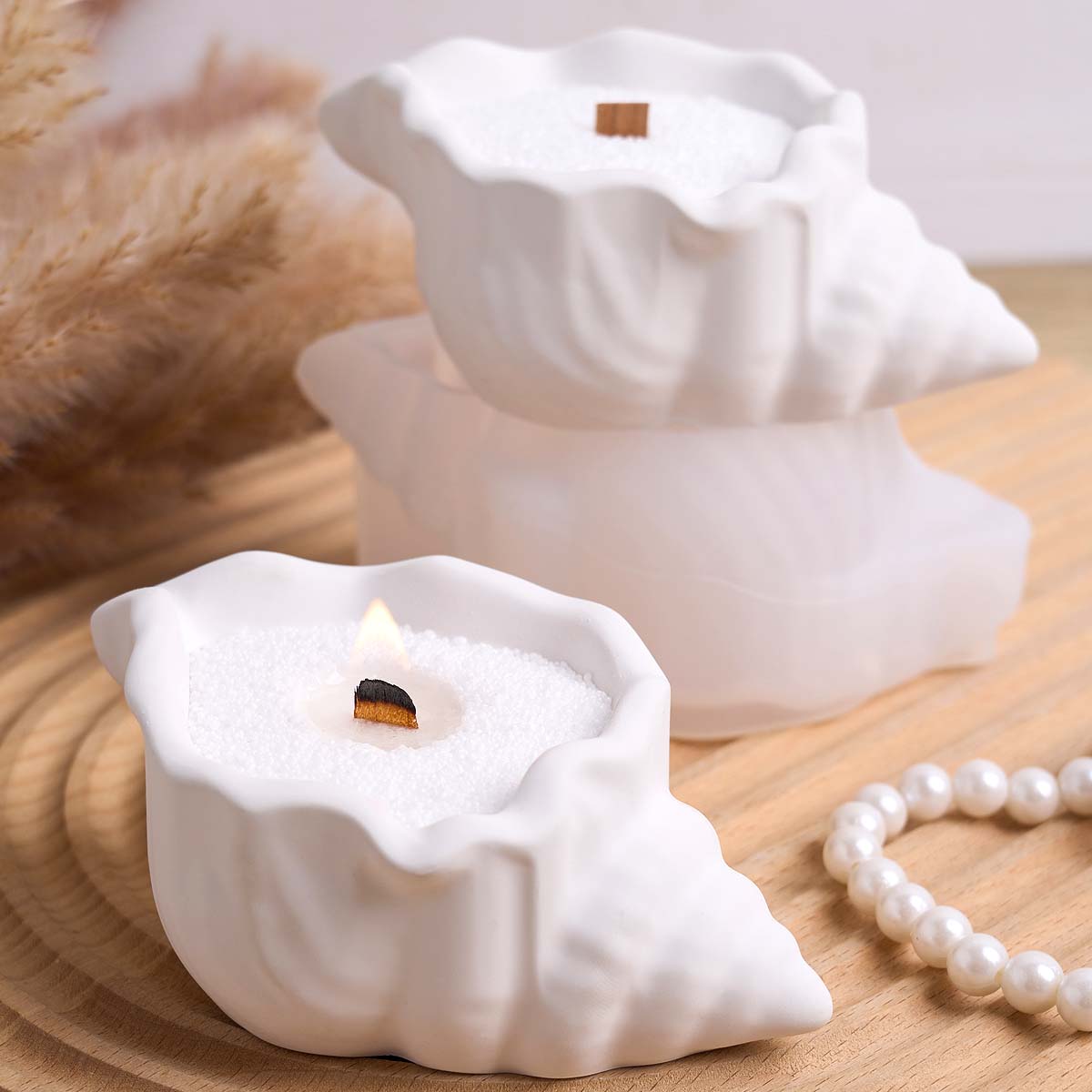 Conch Candle Jar Silicone Mold - Candle Supplies Jars 评论和价格