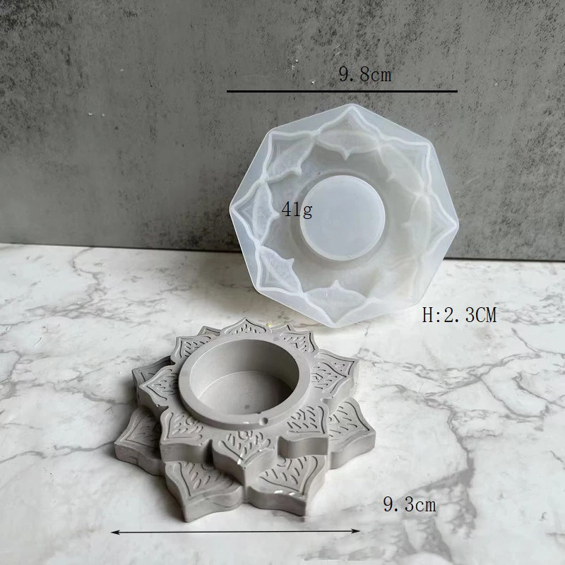 Concrete Candle Jar Silicone M - Candle Supplies Jars 评论和价格