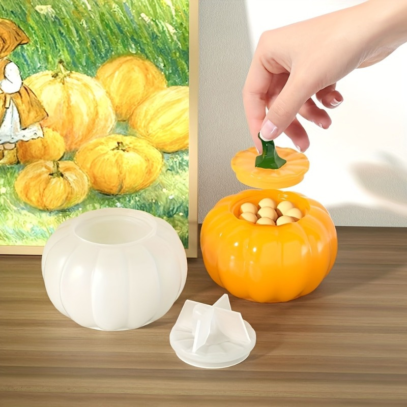2pcs Pumpkin Jar Silicone Mold - Candle Supplies Jars 评论和价格