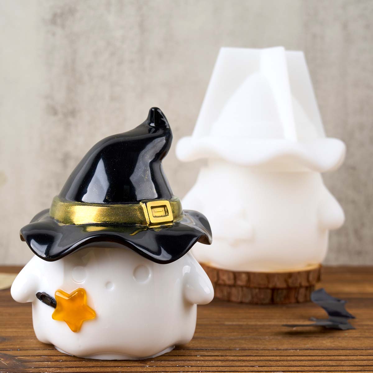 Hat Ghost Candle Jar Silicone  - Candle Supplies Jars 评论和价格