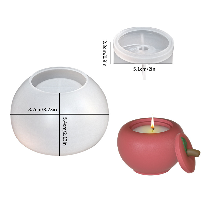 DIY Apple Jar Candle Jar Silic - Candle Supplies Jars 评论和价格