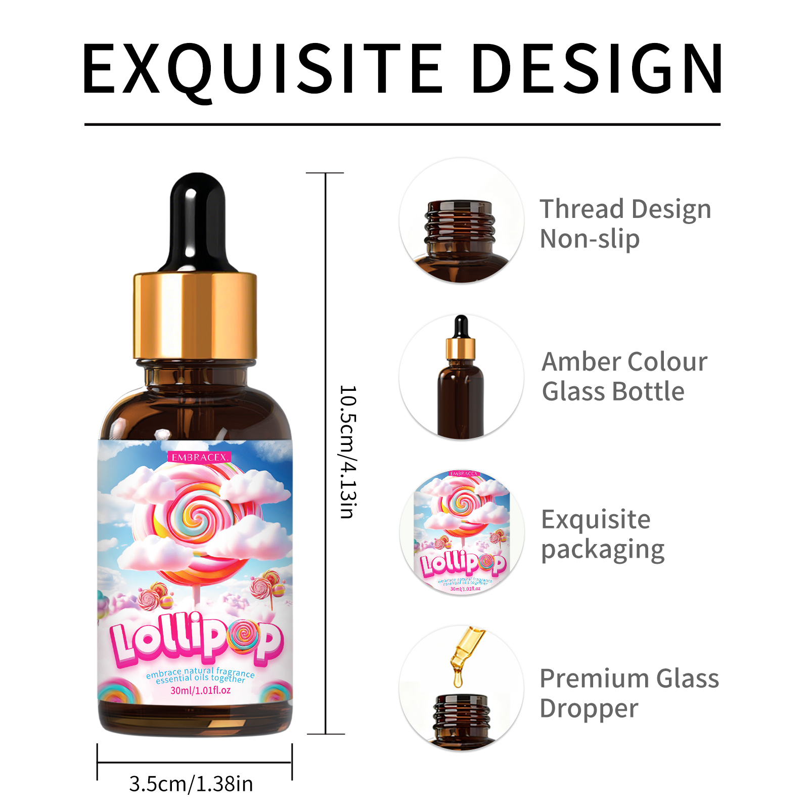 30ml  Lollipop Fragrance Oils  - Candle Making Supplies Fragrance Oils 评论和价格