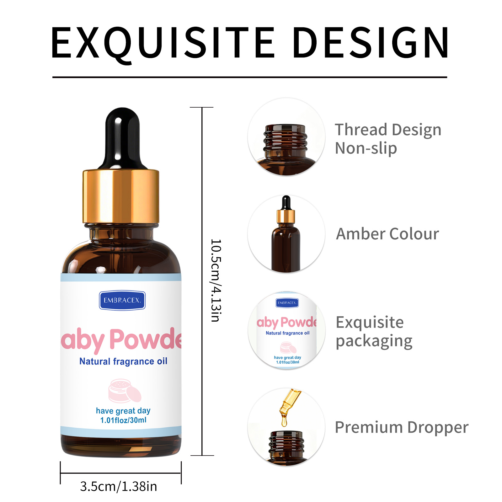 30ml Baby Powder Fragrance Oil - Candle Making Supplies Fragrance Oils 评论和价格