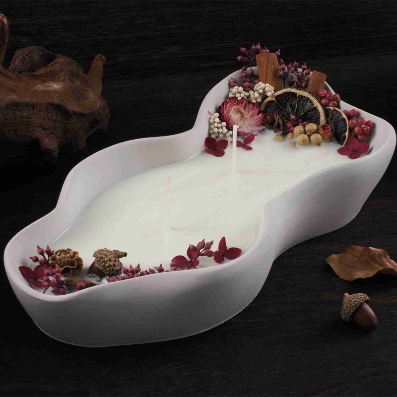 DIY Irregular Wave Candle Bowl - Candle Supplies Jars 评论和价格