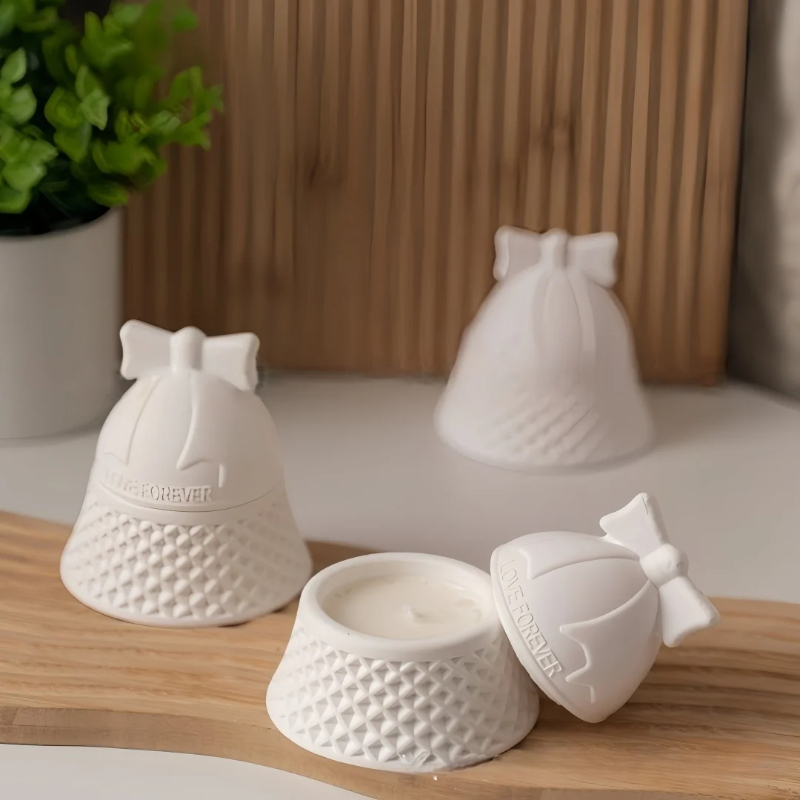 Christmas Bell Shaped Silicone - Candle Supplies Jars 评论和价格
