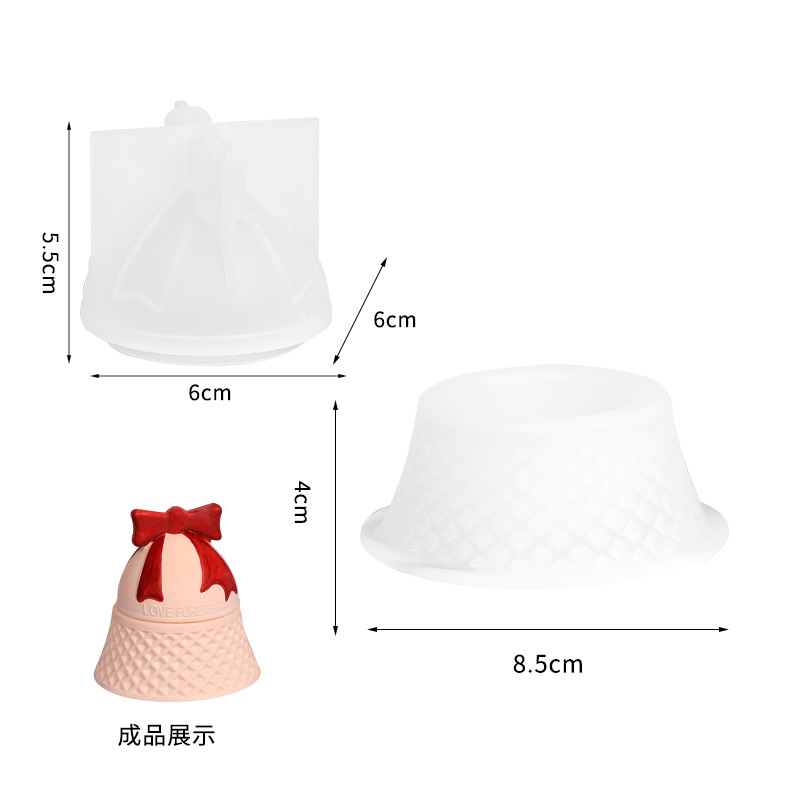 Christmas Bell Shaped Silicone - Candle Supplies Jars 评论和价格