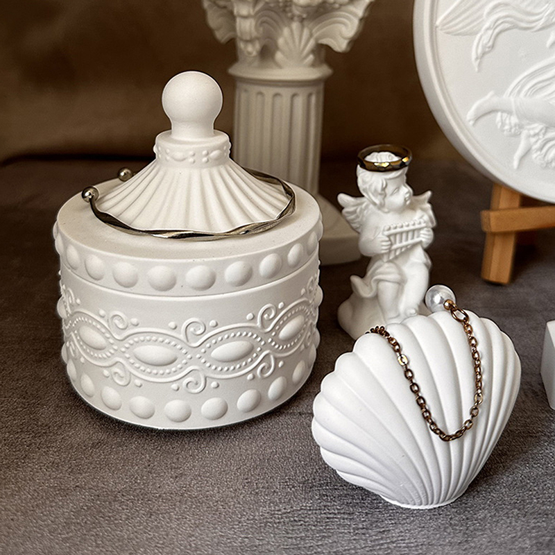 1set Striped Candle Jar Silico - Candle Supplies Jars 评论和价格