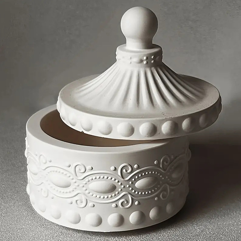 1set Striped Candle Jar Silico - Candle Supplies Jars 评论和价格