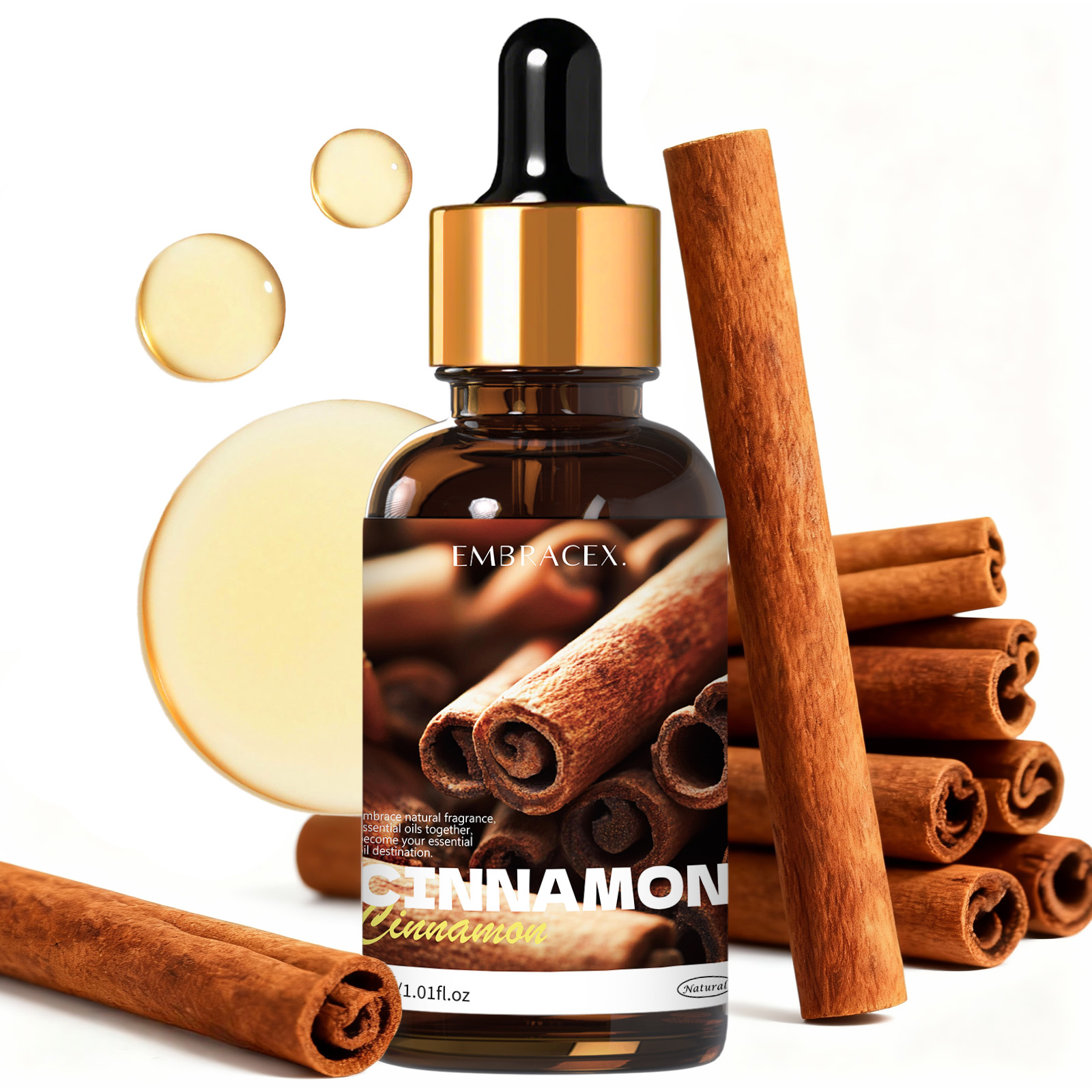 30ml Cinnamon Pure Plant Essen - Candle Making Supplies Fragrance Oils 评论和价格