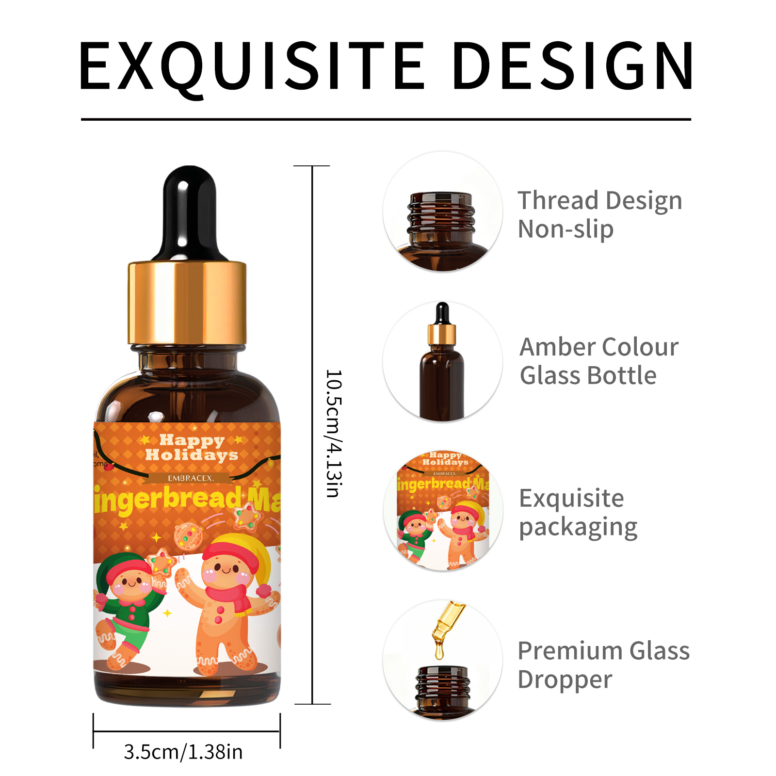 30ml Gingerbread Man Fragrance - Candle Making Supplies Fragrance Oils 评论和价格
