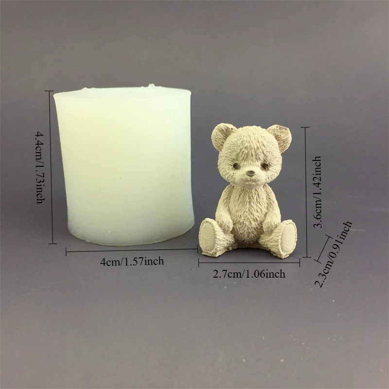 Cute Bear Honey Jar Silicone C - Candle Supplies Jars 评论和价格
